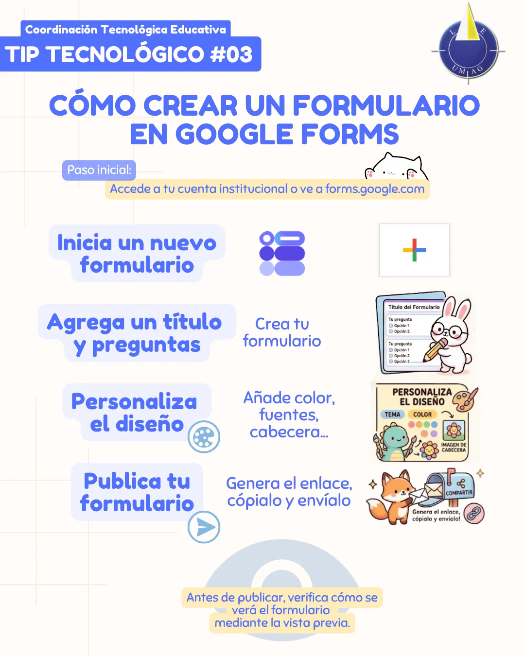 Tip Tecnológico #03: Cómo crear un formulario en Google Forms